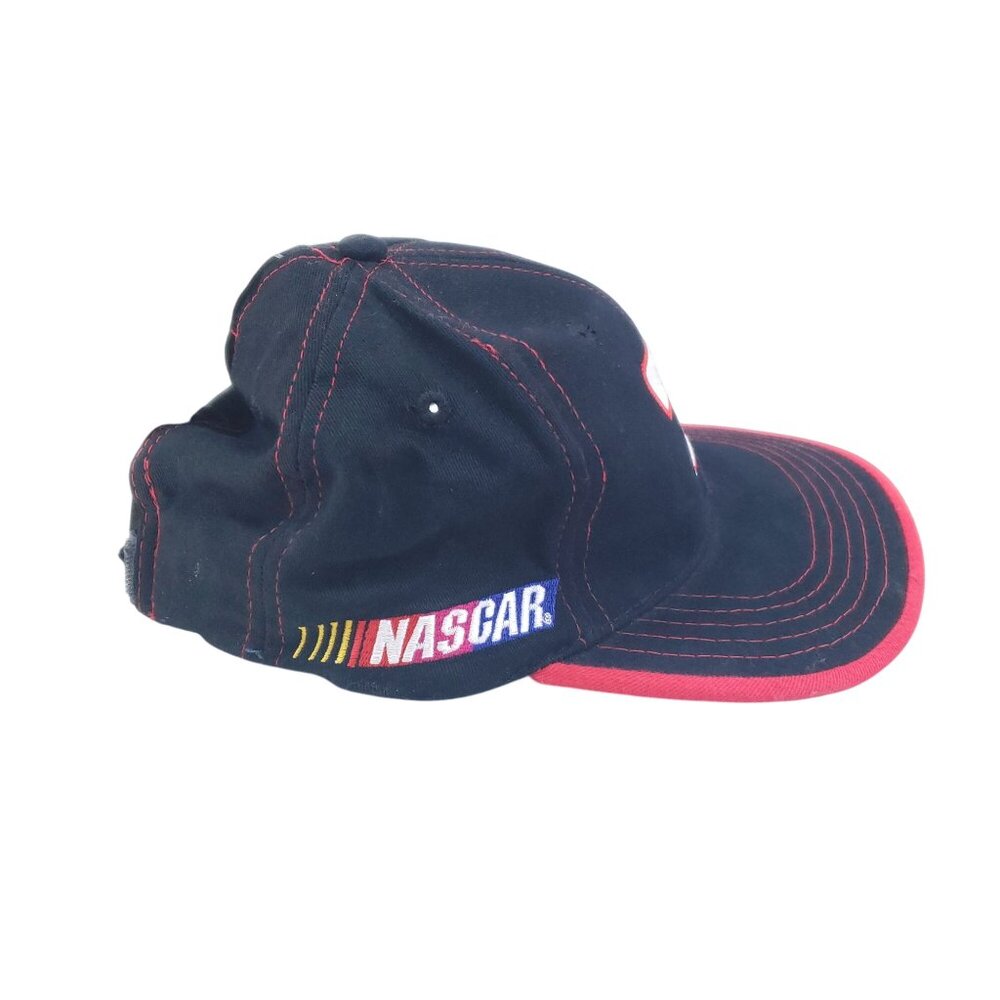 Dale Earnhardt NASCAR Black & Red Embroidered Ball Cap Adjustable Strap - Picture 2 of 6
